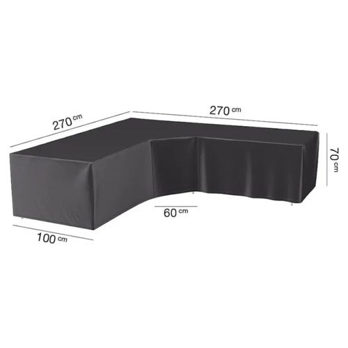 Lounge cover L/Trapeze 270x270x100x70 cm