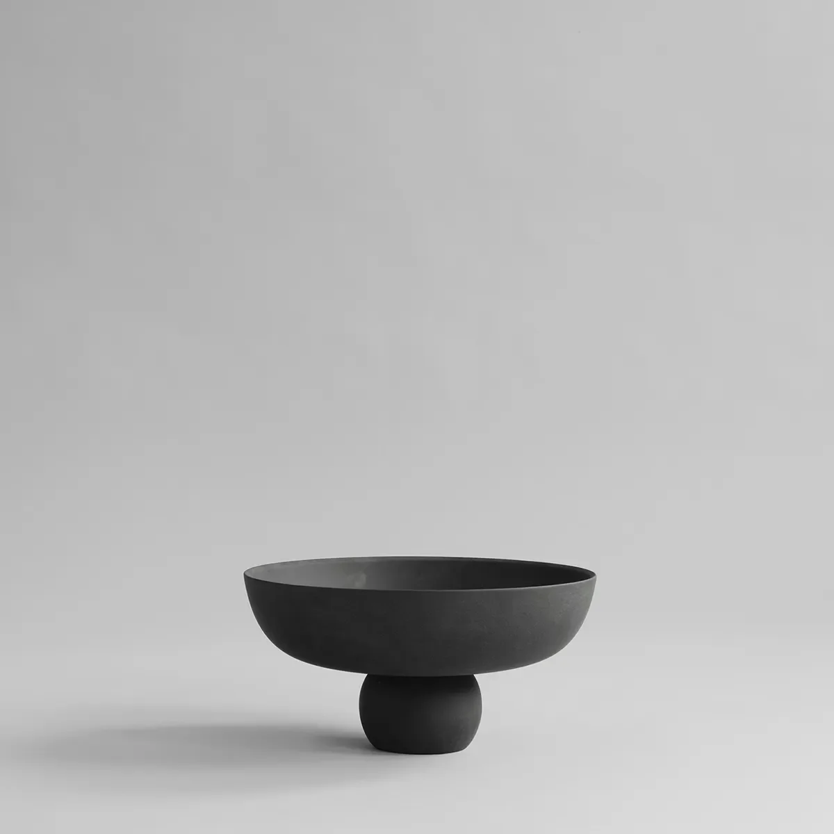 Håndmalt dekorasjonsskål Baburu Medio Black Ø 30 cm