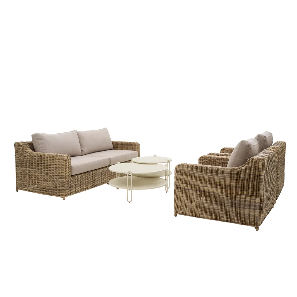 Glendon 3-seters sofa  Rustic / Beige