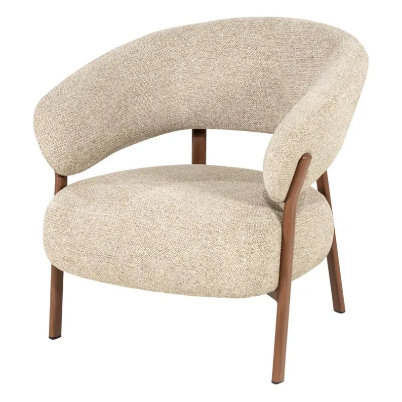 By-Boo, Sedia loungestol 73,5x72x75 cm brun