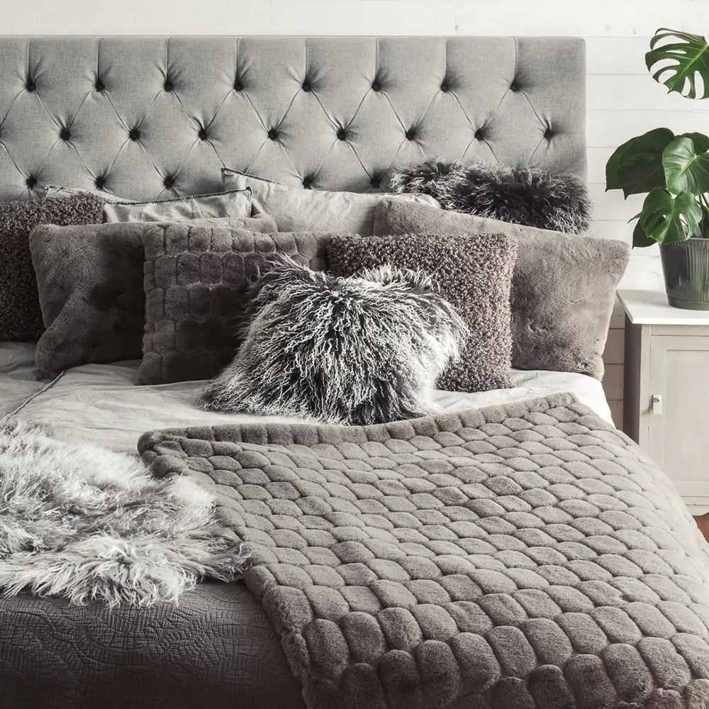 Shansi Putetrekk 40x40 cm Grey Snowtip