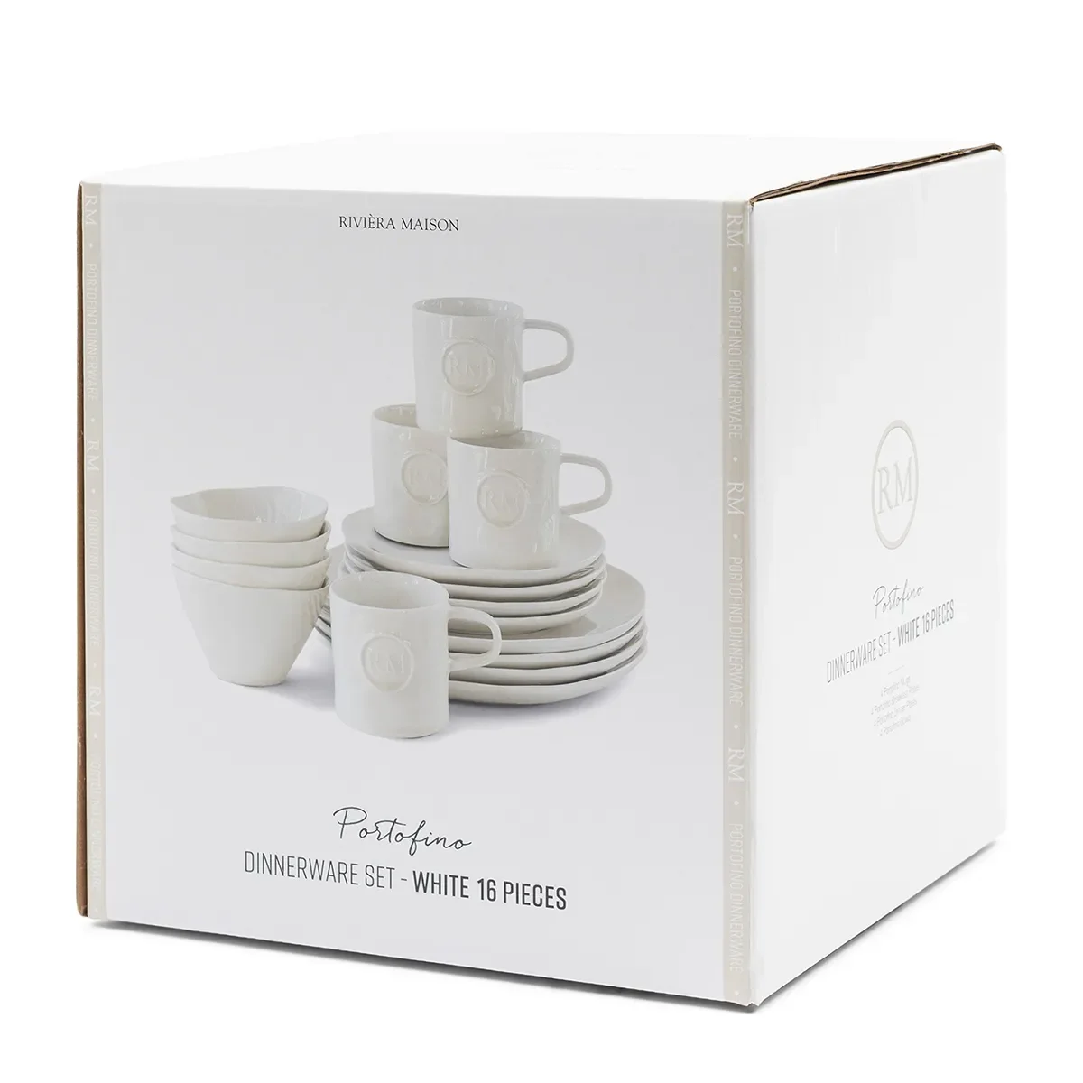 Serviseset Portofino 16 deler White