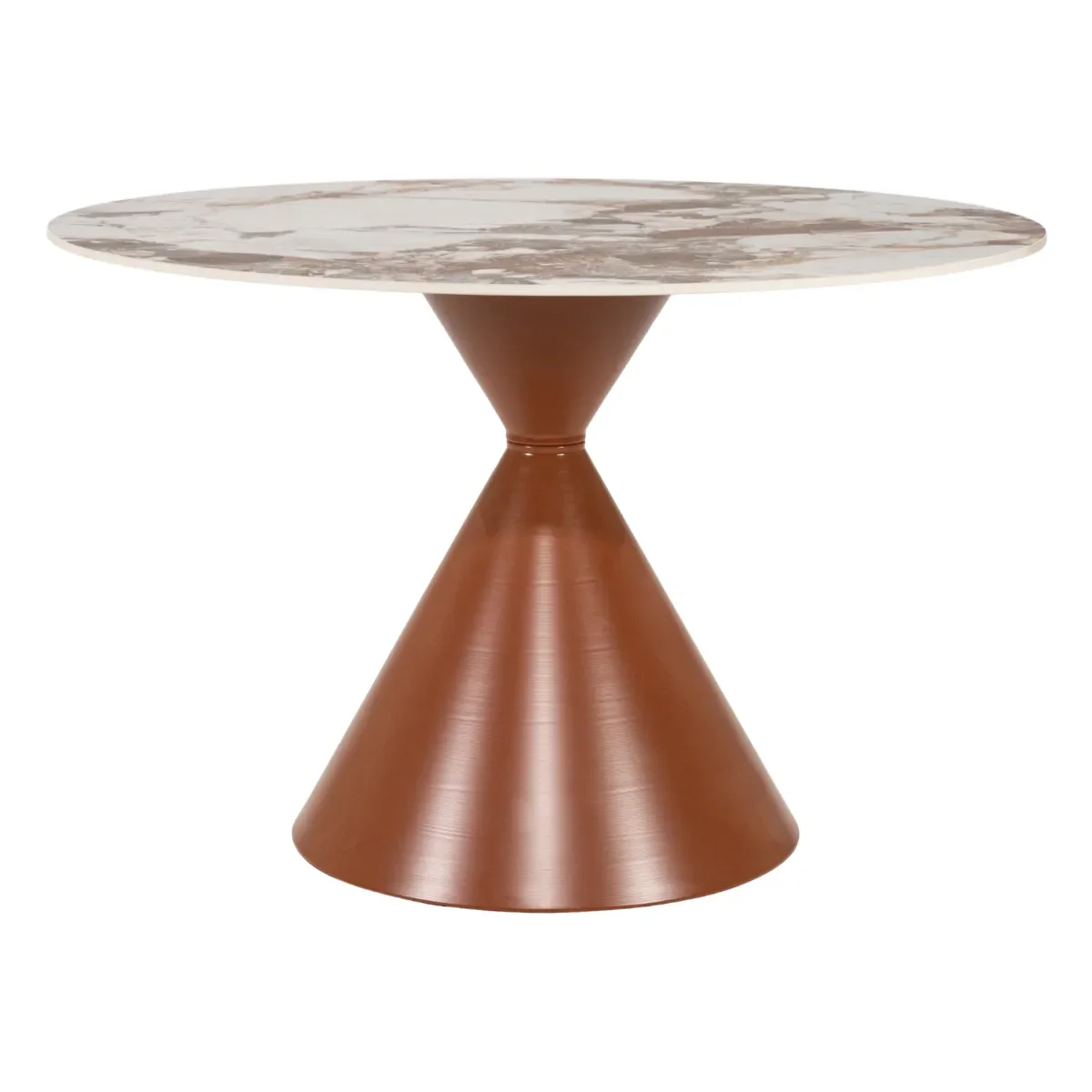 Roka spisebord 120x120x77 cm brun