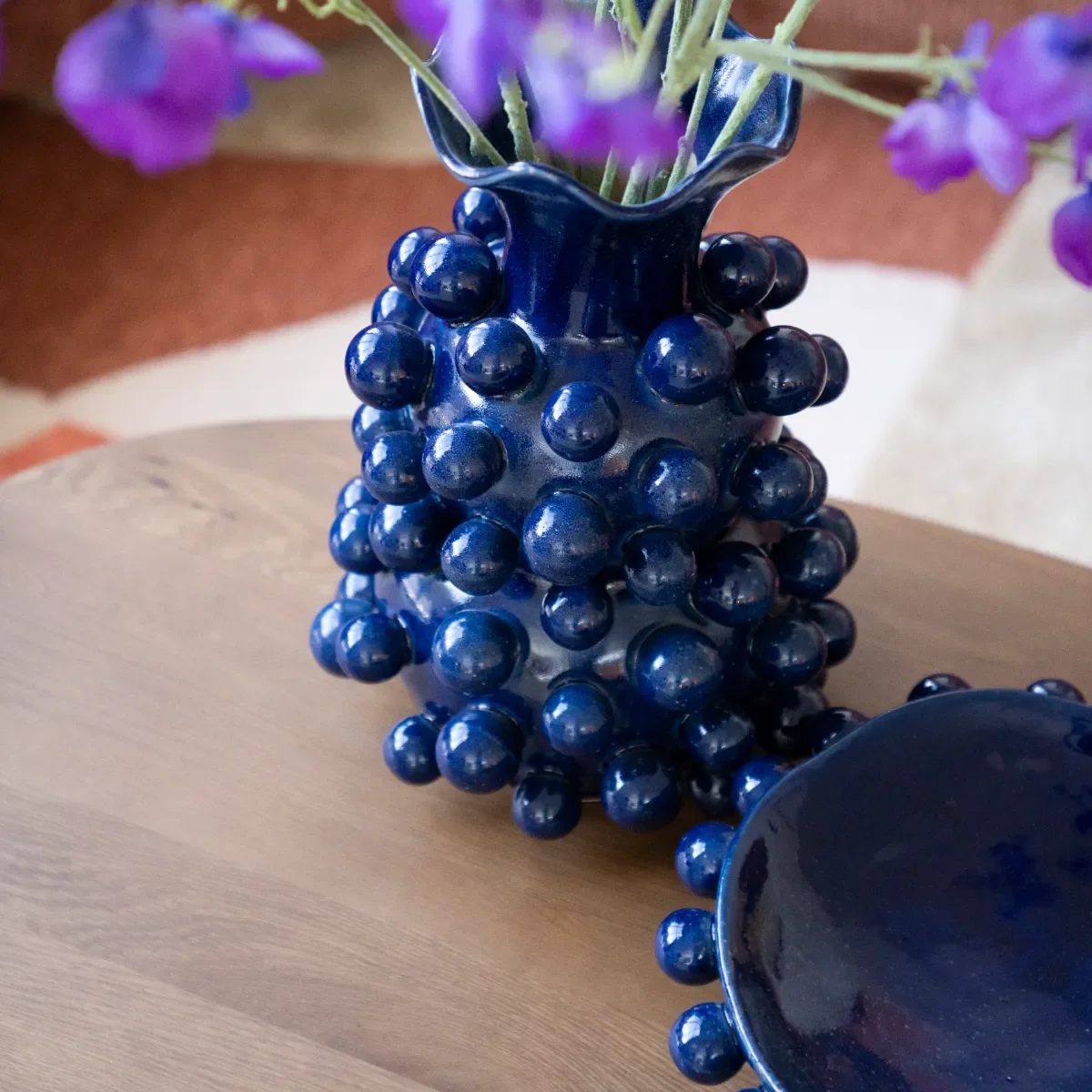 Vase Viro - blue 28,3x28,3x39,7 cm