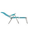 Spaghetti solstol i turquoise aluminium