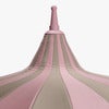 Parasoll Ø240 cm Rosa/Beige stripete