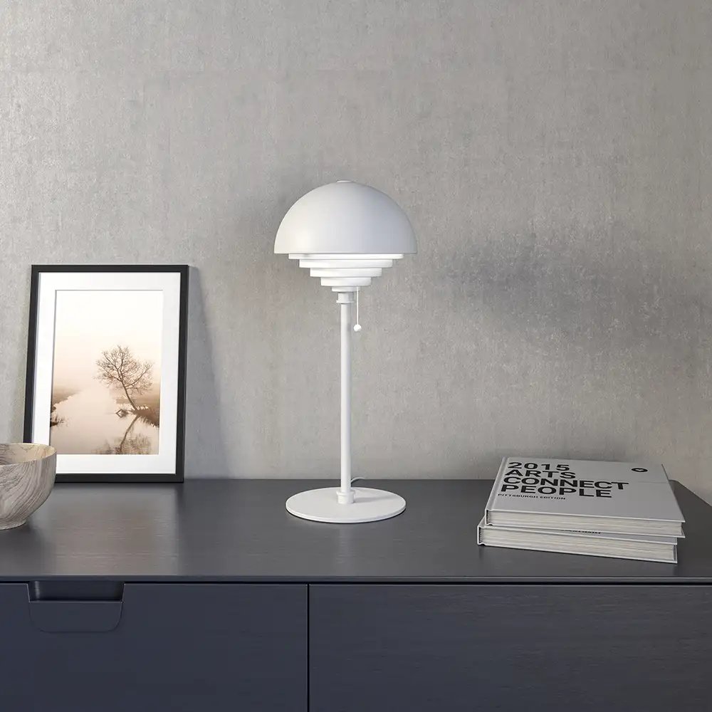 Motown bordlampe svart E27