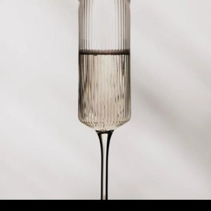 Champagneglass 2-pack Ripple Clear