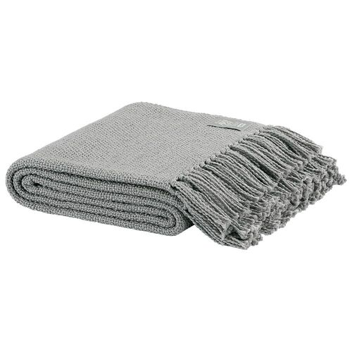 Pledd Zamora 130 x 170 cm Grey Artwood