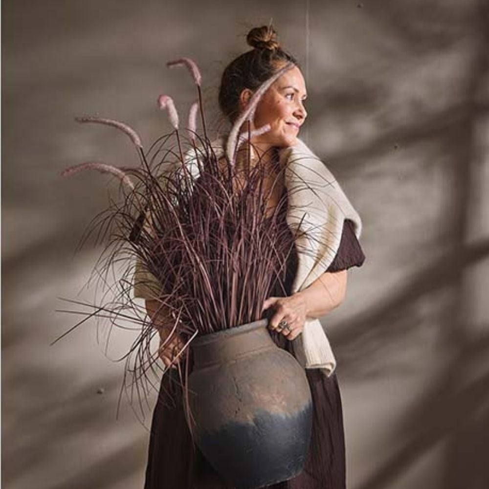 Grass Burgundy 90 cm