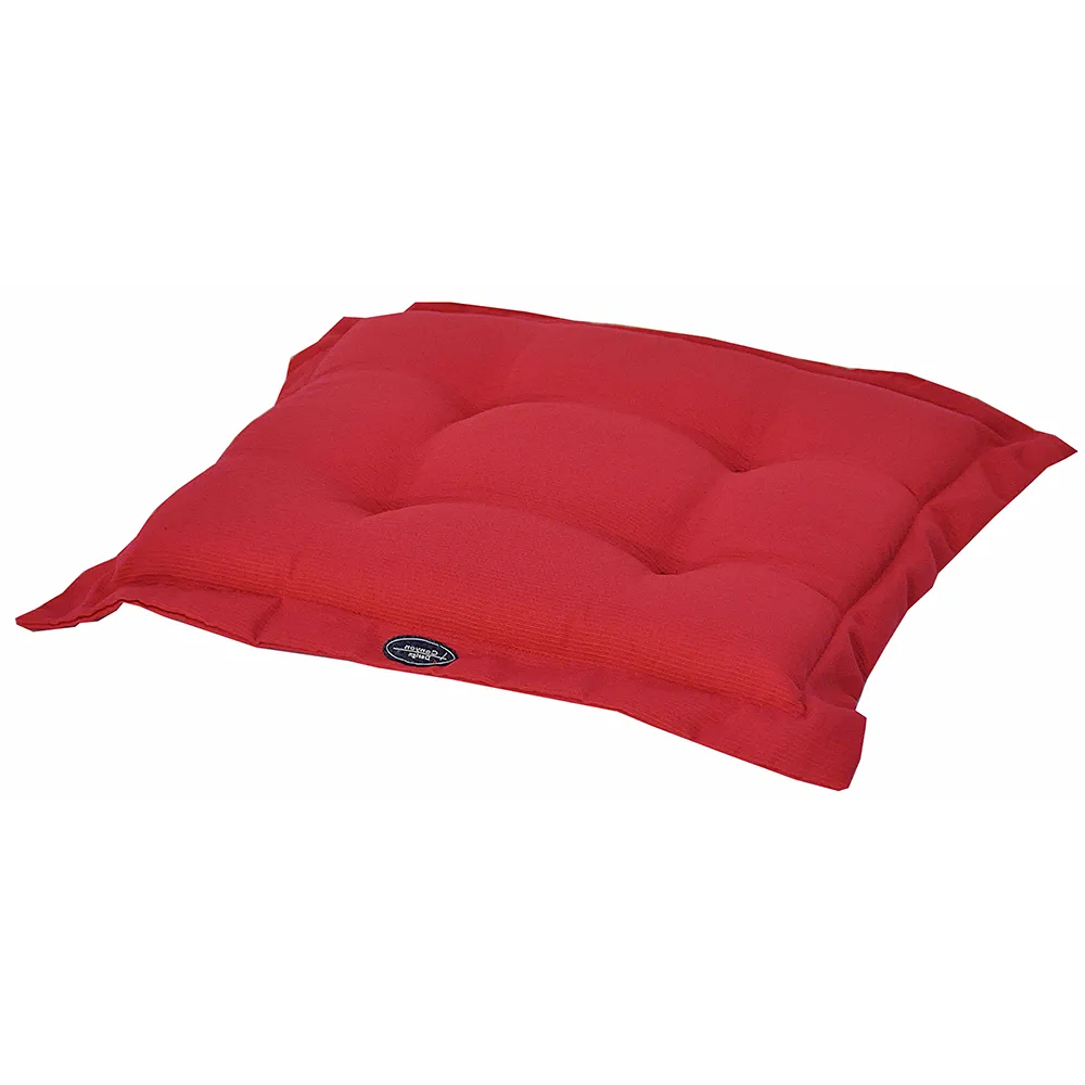 Canyon sittepute tykk 42x45 cm strukturdralon Rød