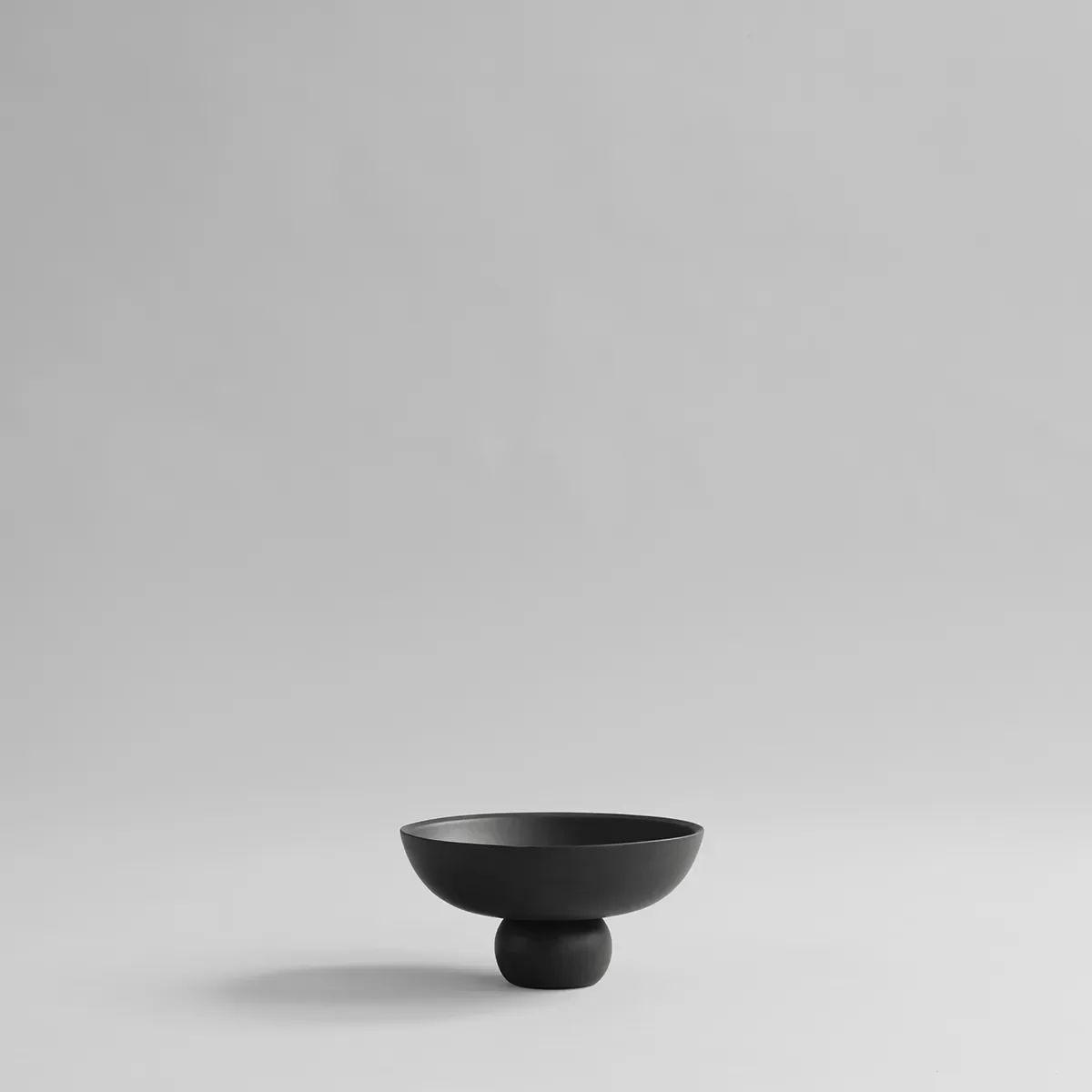 Håndmalt dekorasjonsskål Baburu Mini Black Ø 20 cm