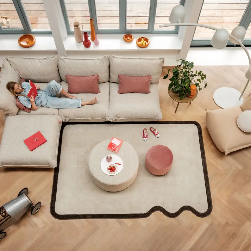 Teppe grand not straight creme-brown