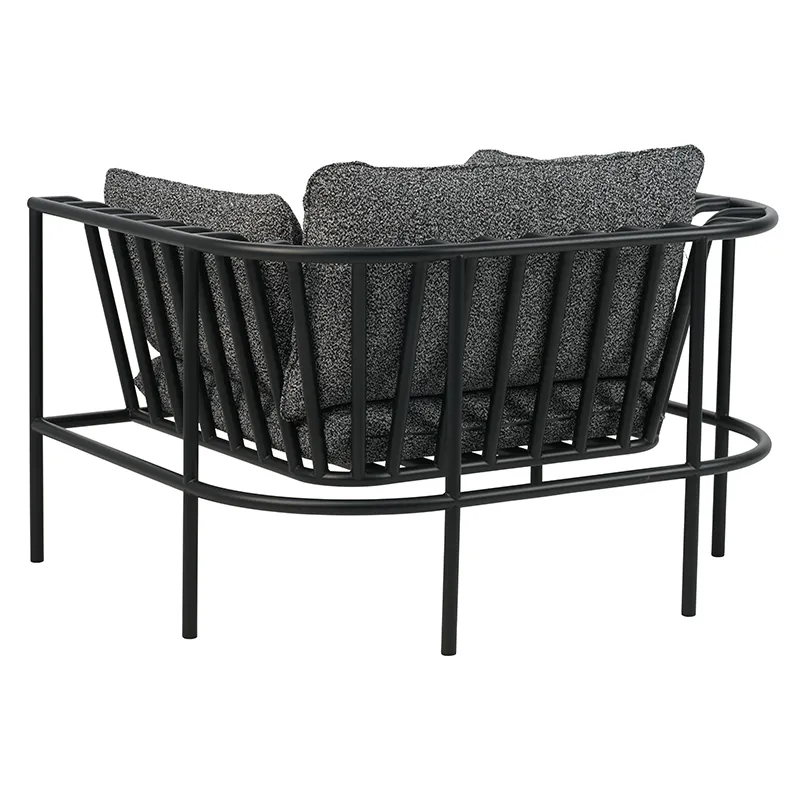 Collier lenestol Svart / Teddy black