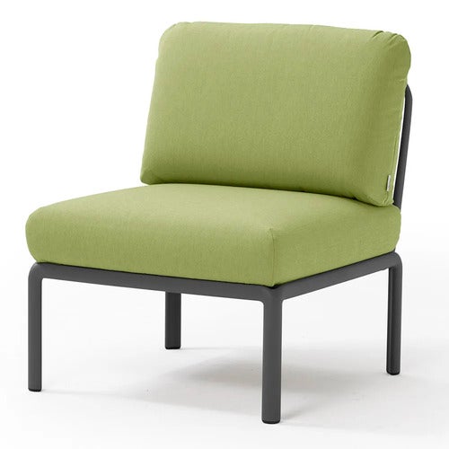 Komodo midtdel Antraciteite-Avocado Sunbrella