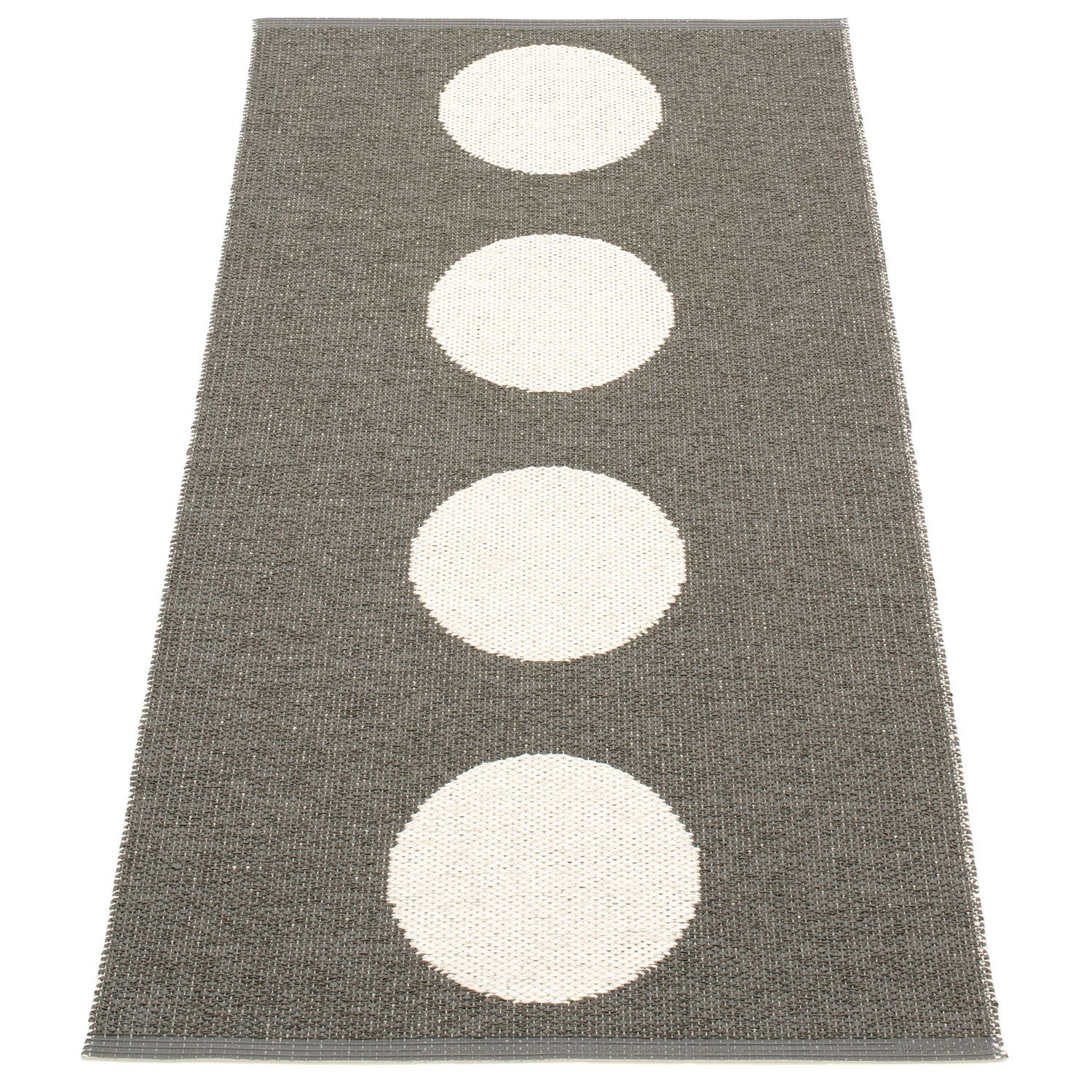 Vera matte 70x150 cm charcoal / vanilla 