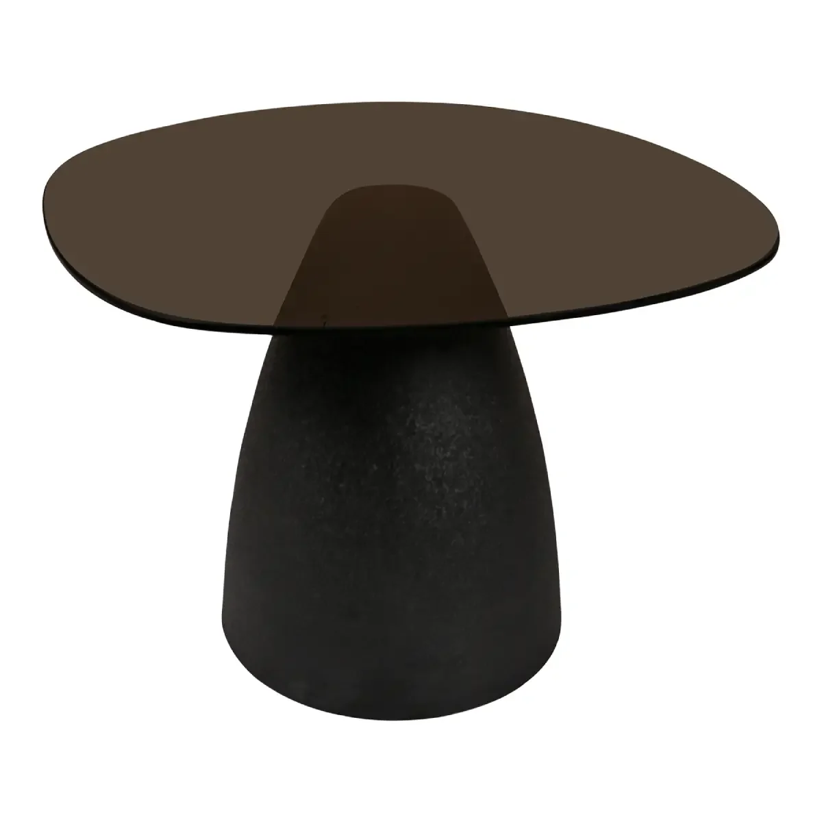 GIBSON Sofabord svart/røykgrått L65 x B58 x H43 cm