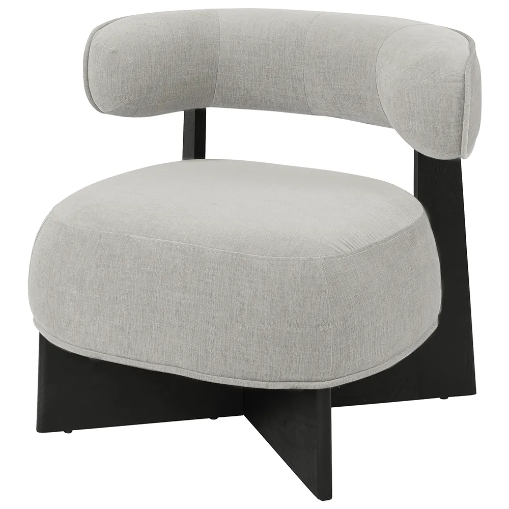 Porto lenestol i stoff Hailey shell