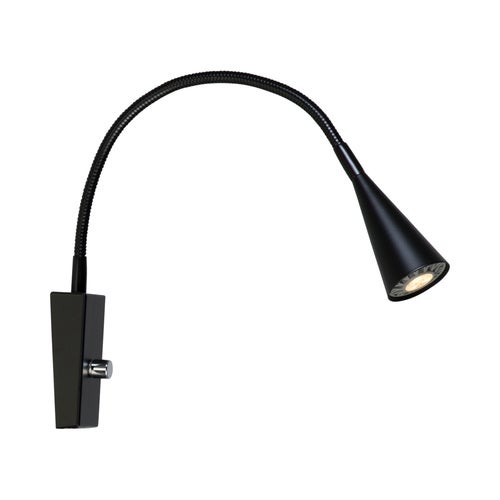 Ledro Vegglampe Matt svart Mr16 Inkl. lyskilde