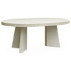 TRENT delbart spisebord 130-150x130 cm-Ivory mist
