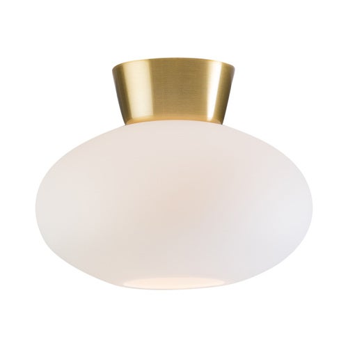 Bullo Ceiling D270 Messing/Opal glass