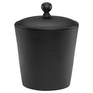 Urne Cernobbio stor svart Artwood