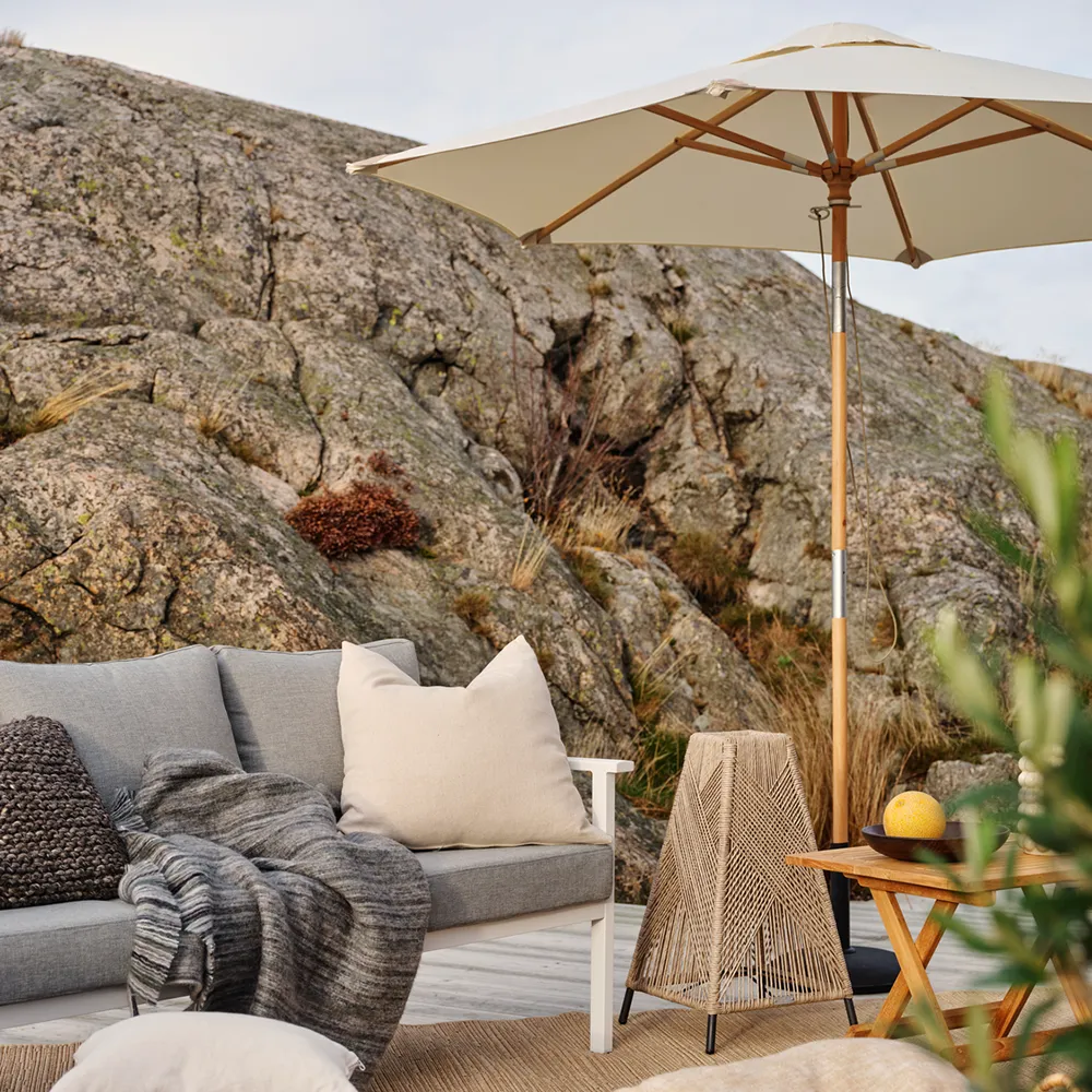 Trieste treparasoll 2,5 m/natur