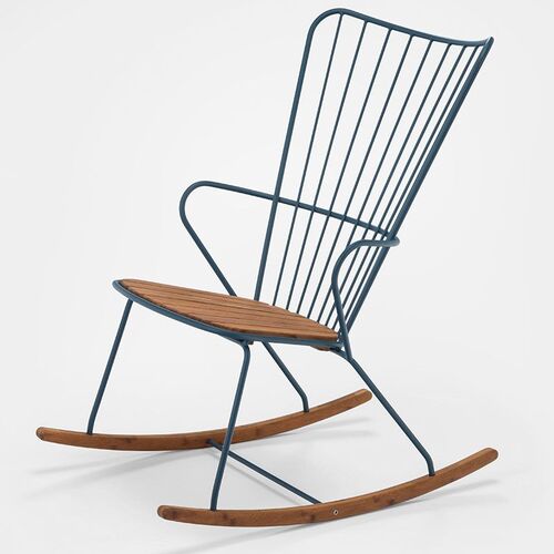 Paon gyngestol midnattsblå stål