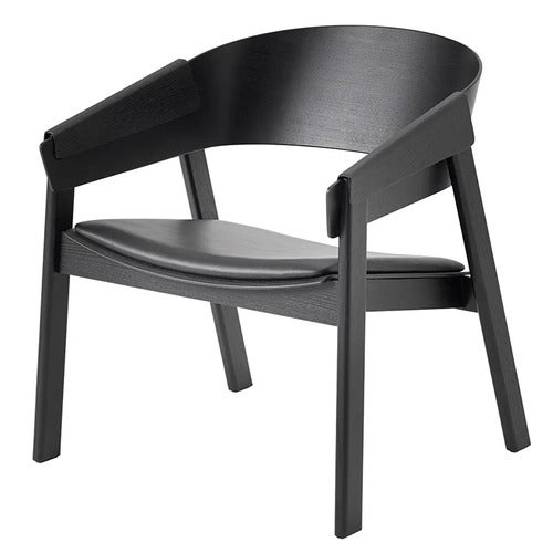 Cover Lounge Chair - Refine Leather Black Black