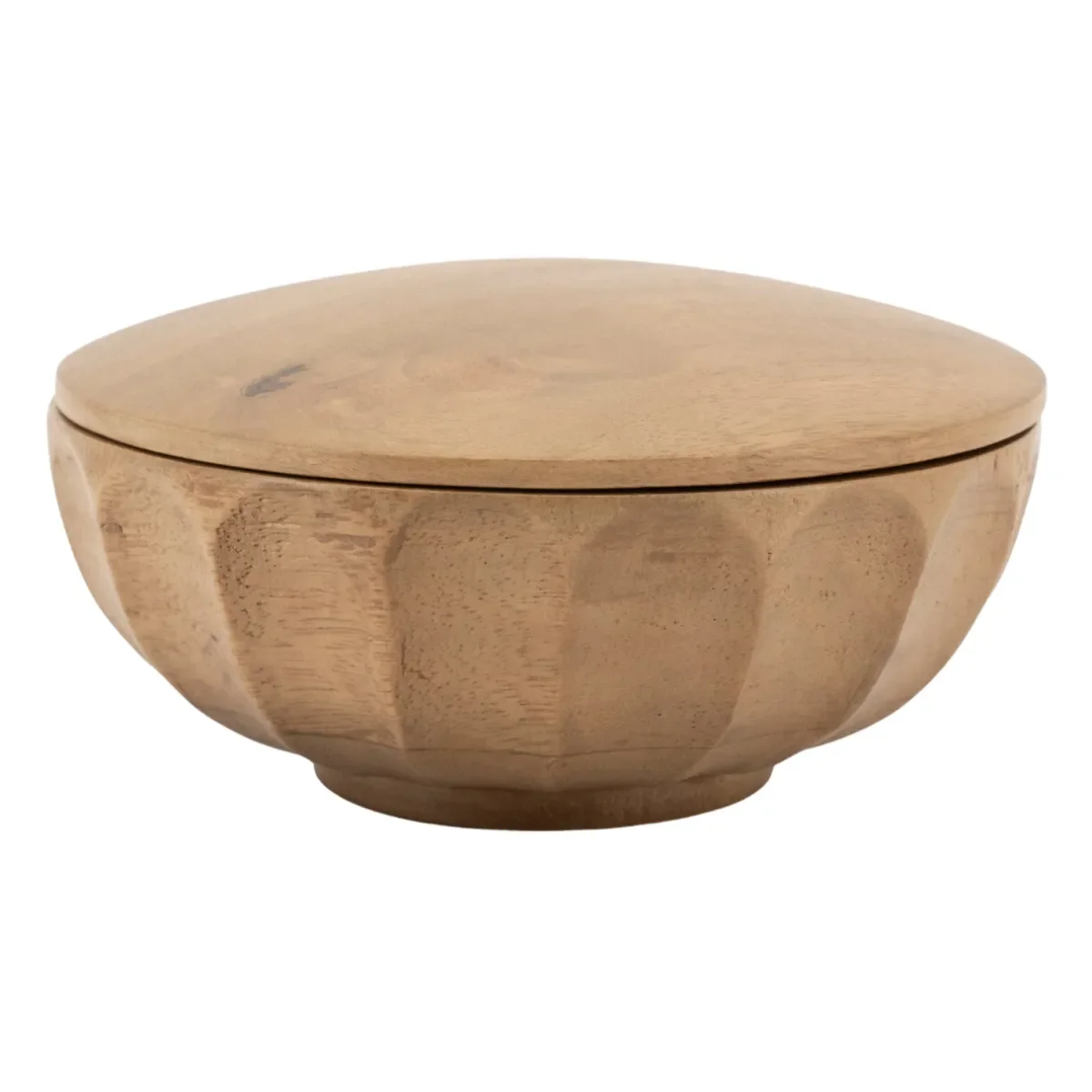 Storage bowl Yori small 13,7x13,7x6,5 cm Mangotre Brun