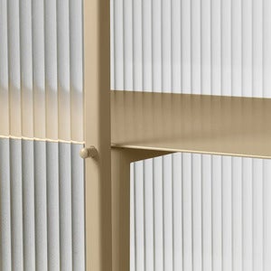 Haze Sideboard - Reeded glass - Cashmere