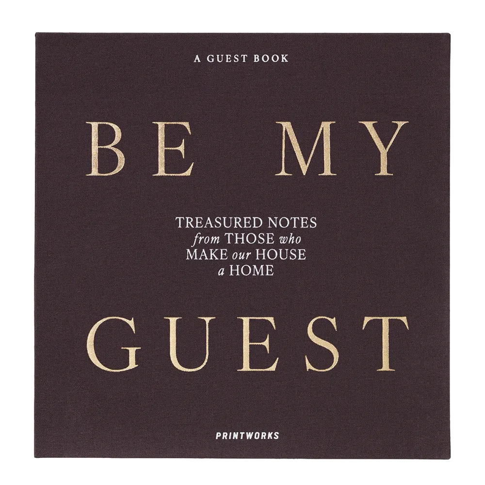 Gjesteboken Anthracite Be My Guest