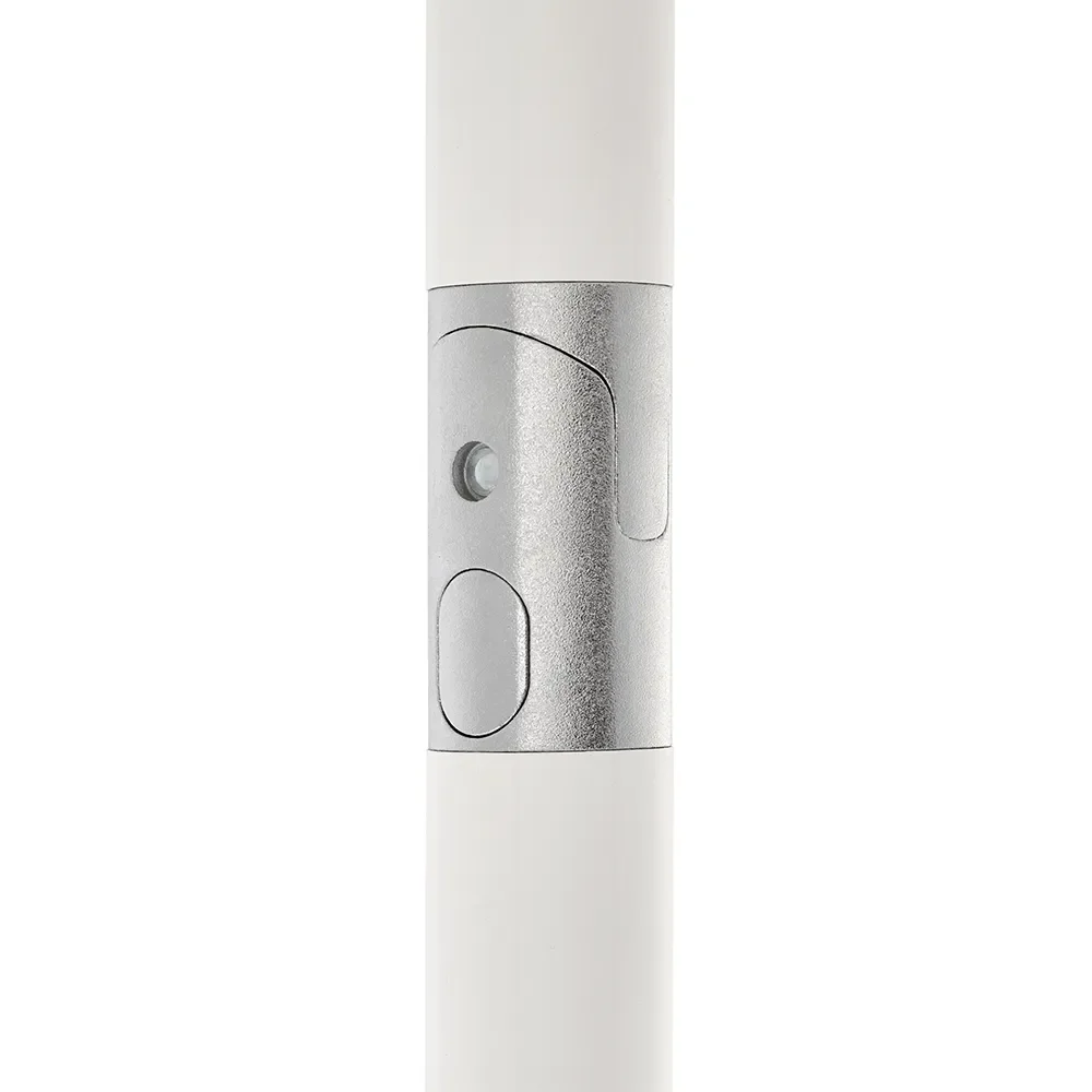 Smart parasoll 250 cm matt white Kat.5 800 Red Stripe