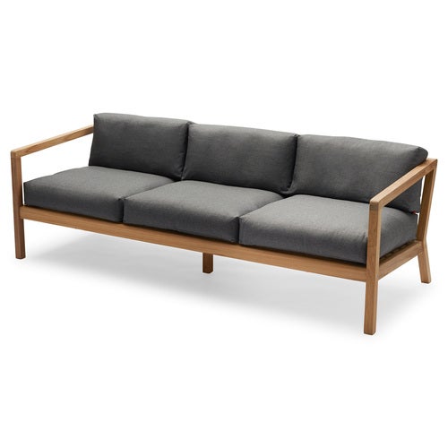 Virkelyst 3-Seater Charcoal Teak 