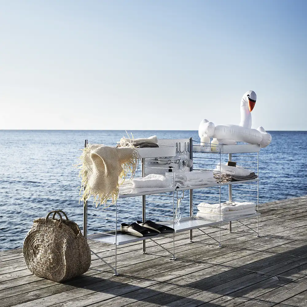 Frittstående stolpe Galvanisert