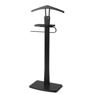 Zeve Fotskammel for menn Svartbeiset eik/matt svart stål