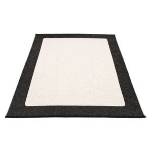 Ilda matte 180x260 cm black / vanilla 