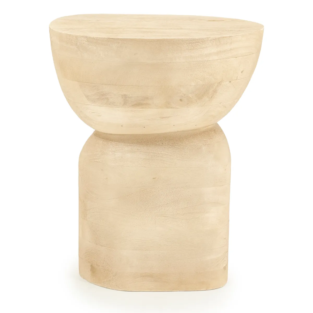 By-Boo, Side table Cobble - natural 37x30x46 cm