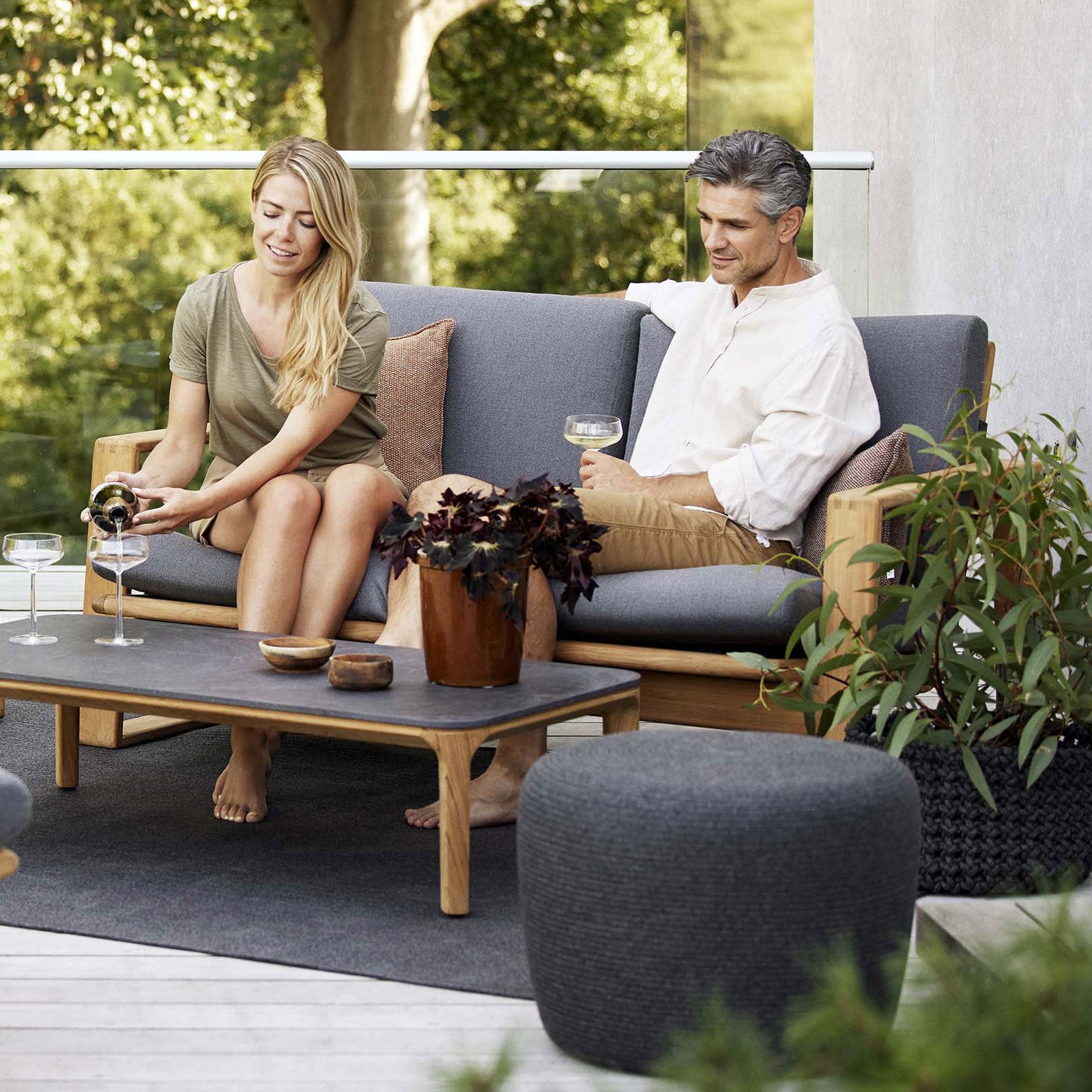 Endless 2-seters sofa inkludert puter