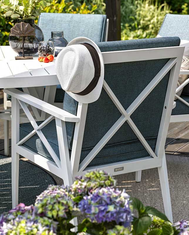 Sottenville karmstol hvit Brafab