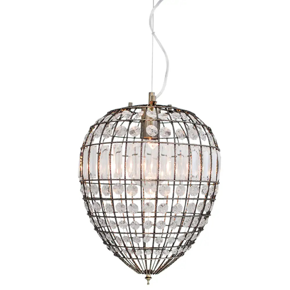 Amadeus taklampe Ø30cm antikk