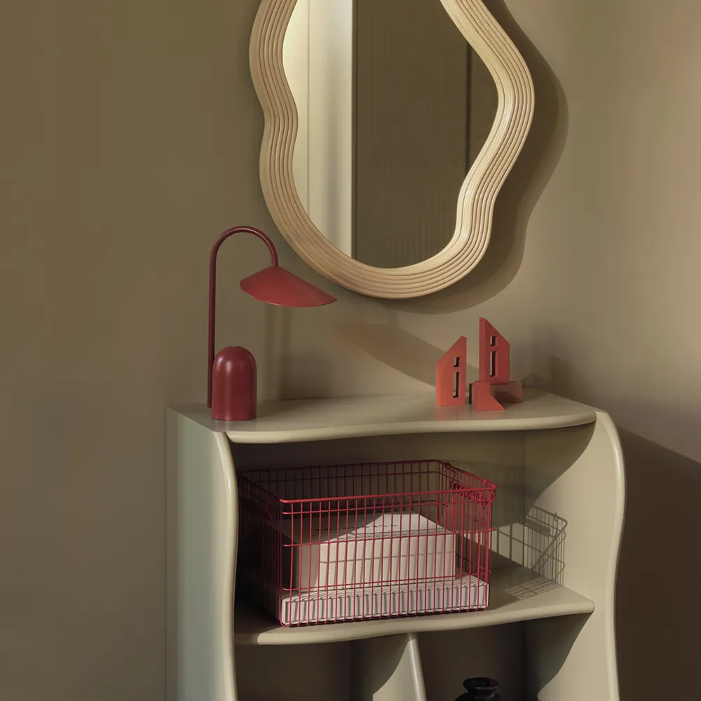 Cala Nettkurv 2-pakk - Poppy Red