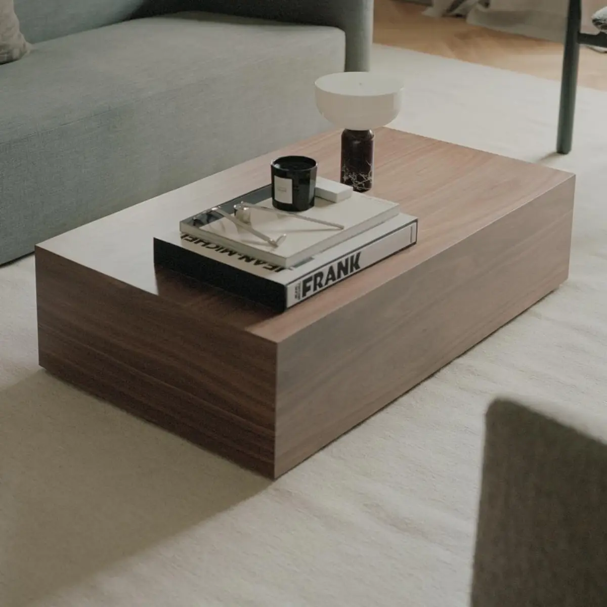 Mass Sofabord høy Walnut