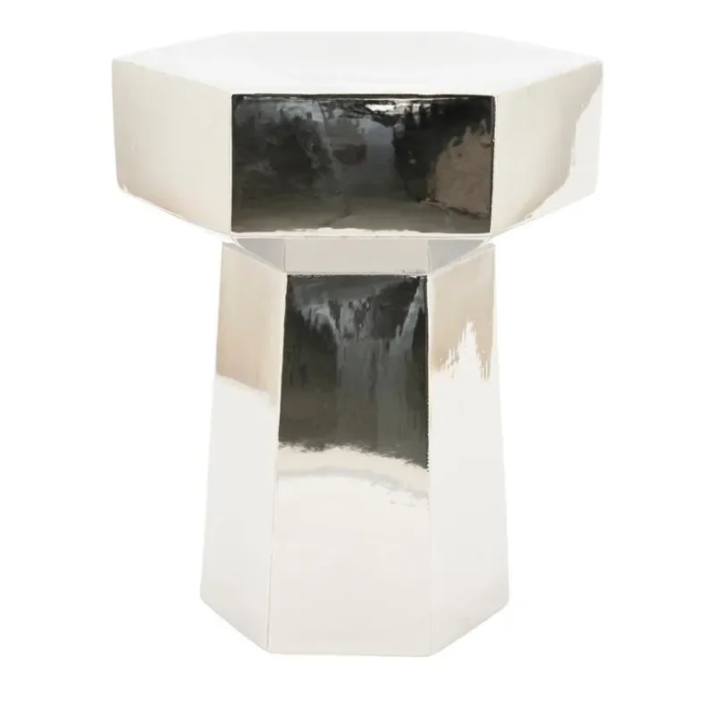 By-Boo, Axis Sidebord 36x31,3x43 cm Leirtøy Sølv