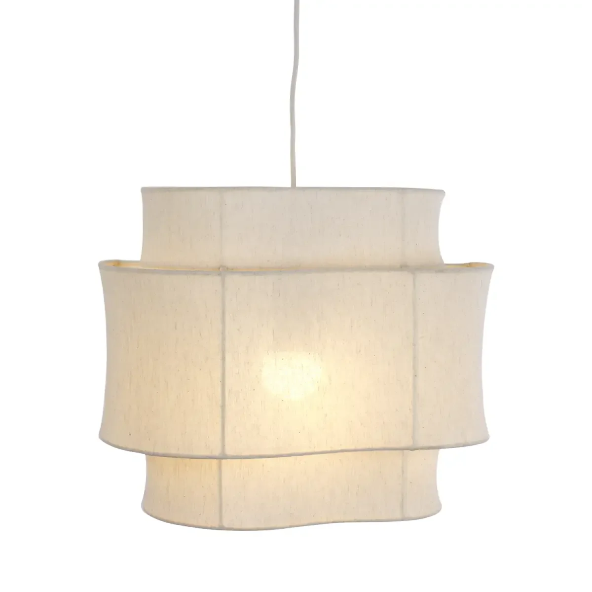 MILLA vegglampe, naturfarget, B38 x D17 x H32 cm