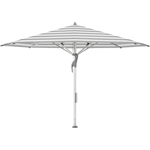 Fortello LED 400 cm parasoll alu Cat.5 555 Grey Stripe