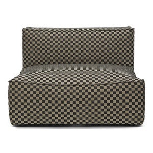 Catena Sofa Center L100 - Check - Sand/Black