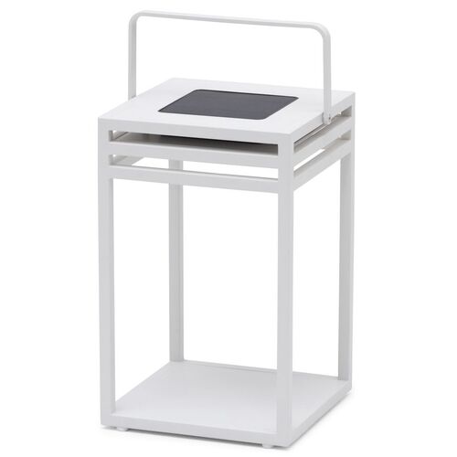 Solaryd Solcellelykt Høy Hvit