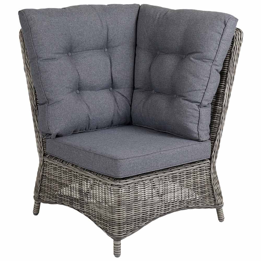 Rosita hjørnedel grå/grå Brafab