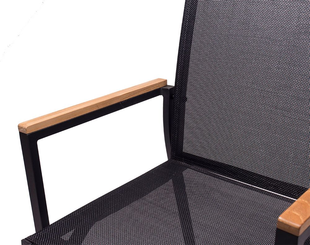 Avanti spisestol svart/teak